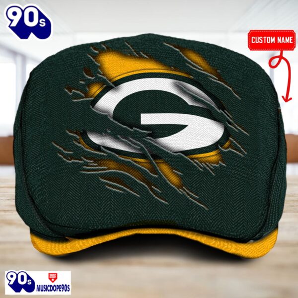 Green Bay Packers NFL Basic Design Personalized Jeff Cap