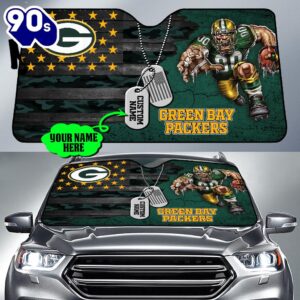 Green Bay Packers NFL Car Sun Shade For Fans