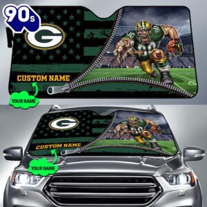 Green Bay Packers NFL Car Sun Shade