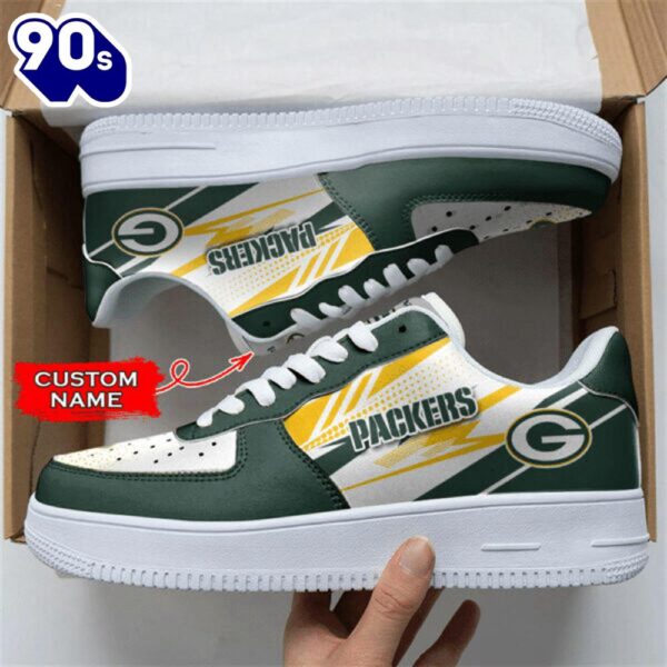 Green Bay Packers NFL Personalized Air Force 1 Shoes