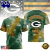 Green Bay Packers NFL Sunday Legends Tie Dye 3D Shirt, NFL Trending Shirt