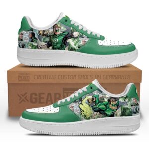 Green Latern Air Sneakers Custom Superhero Comic Shoes