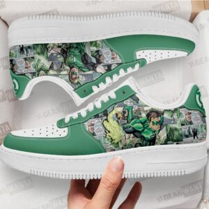 Green Latern Air Sneakers Custom Superhero Comic Shoes