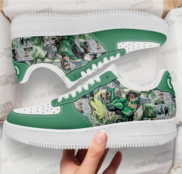 Green Latern Air Sneakers Custom Superhero Comic Shoes