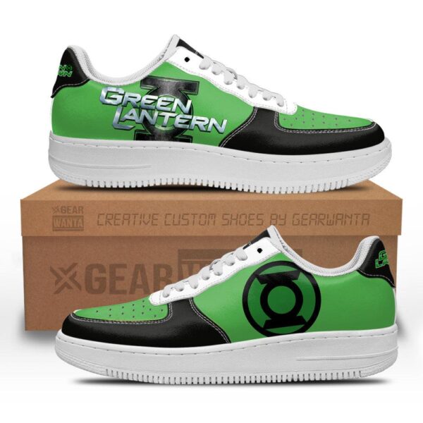 Green Latern Super Hero Custom Air Sneakers