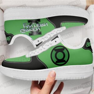 Green Latern Super Hero Custom Air Sneakers