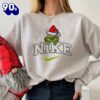 Grinch Christmas How The Grinch Stole Christmas Embroidered Sweatshirt Inspired Crewneck Sweatshirt  Gift Xmas