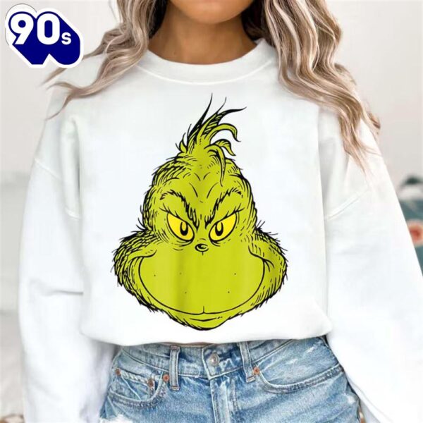Grinch Head Shirt, Merry Christmas Shirt, Funny Grinch Shirt Gift Xmas