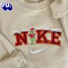 Grinch Snow Embroidered Sweatshirt Inspired Crewneck Sweatshirt  Gift Xmas
