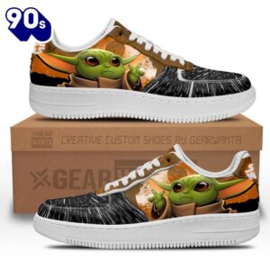 Grogu Baby Yoda Air Sneakers Custom Star Wars Shoes