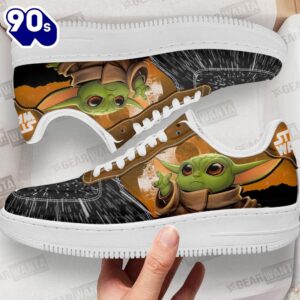 Grogu Baby Yoda Air Sneakers Custom Star Wars Shoes