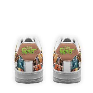 Groot Air Sneakers Custom Superhero Comic Shoes