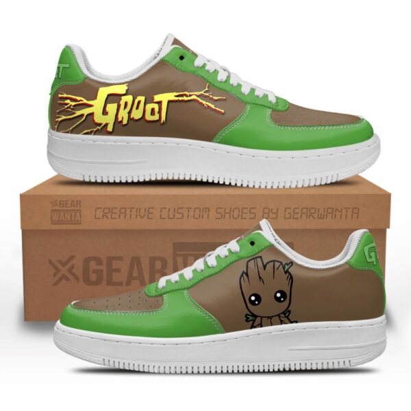 Groot Super Hero Custom Air Sneakers