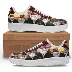 Grunkle Stan Gravity Falls Air Sneakers Custom Cartoon Shoes