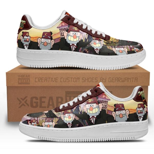 Grunkle Stan Gravity Falls Air Sneakers Custom Cartoon Shoes