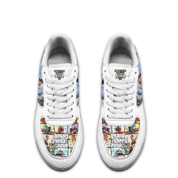 GTA Carl Johnson Air Sneakers Custom Video Game Shoes