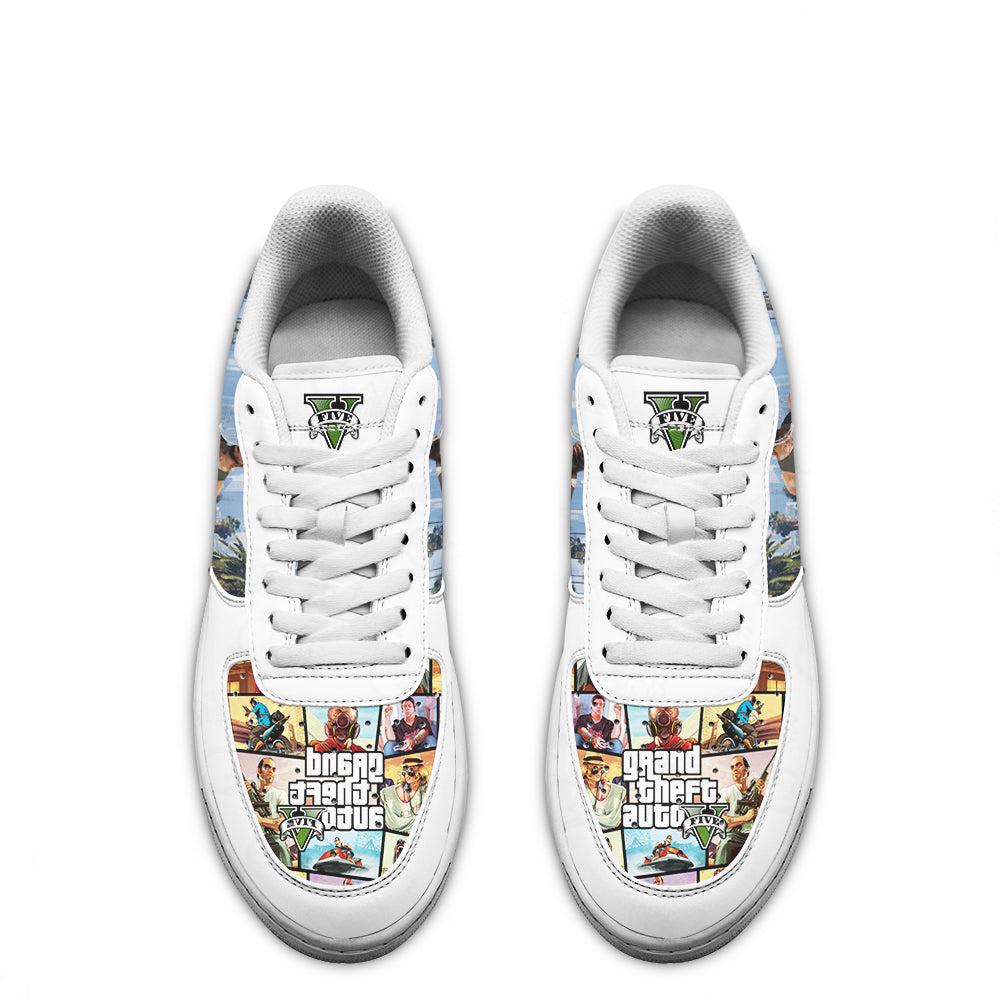 GTA Carl Johnson Air Sneakers Custom Video Game Shoes GTA Carl Johnson Air Sneakers Custom Video Game Shoes