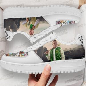 GTA Franklin Clinton Air Sneakers Custom Video Game Shoes