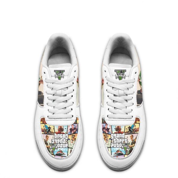 GTA Franklin Clinton Air Sneakers Custom Video Game Shoes