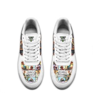 GTA Niko Bellic Air Sneakers Custom Video Game Shoes