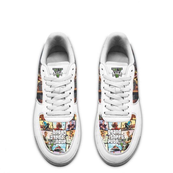 GTA Niko Bellic Air Sneakers Custom Video Game Shoes