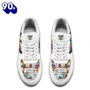 GTA Tommy Vercetti Air Sneakers Custom Video Game Shoes