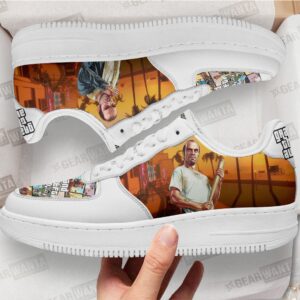 GTA Trevor Philips Air Sneakers Custom Video Game Shoes