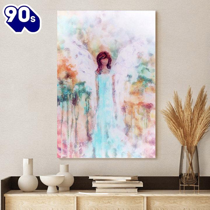 Guardian Angel Painting Canvas Wall Art 2 Poster Gift Christmas Guardian Angel Painting Canvas Wall Art 2 Poster Gift Christmas