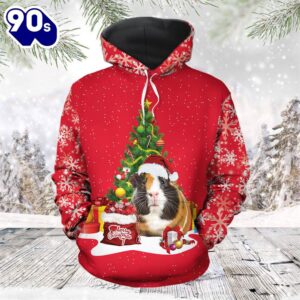 Guinea Pig Christmas Treechristmas Hoodie…