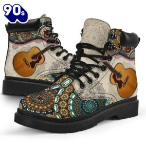 Guitar Vintage Mandala Asboot New Version All Season Boots