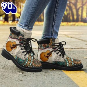 Guitar Vintage Mandala Asboot New Version All Season Boots