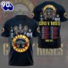 Guns N’ Roses 3D Apparel Gift Summer For Man And Women Rock Music 3D Shirt