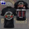 Guns N’ Roses 3D Apparel Gift Summer For Man And Women Rock Music 3D Shirt
