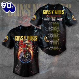 Guns N’ Roses Baseball Jersey…