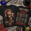 Guns N’ Roses Is My Jam Greatest Hits Front and Back T Shirt, Viral 3D Music Tee