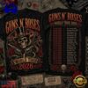 Guns N’ Roses World Tour 2026 Vintage Rock 3D Shirt, Viral 3D Music Tee