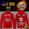 Guns N’ Roses x St. Louis Cardinals World Tour 2026 Mascot New Hoodie , Viral 3D Music Tee
