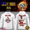 Guns N’ Roses x St. Louis Cardinals World Tour 2026 Mascot White Deisgn Hoodie , Viral 3D Music Tee