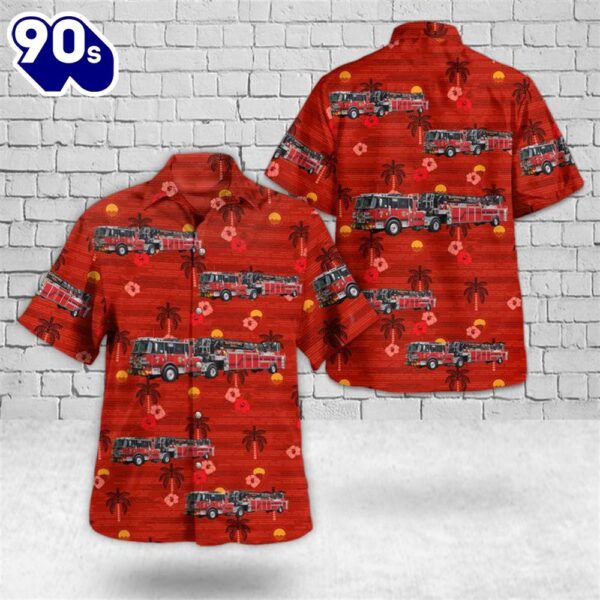 Hagerstown, Maryland, Hagerstown Fire Department Christmas Hawaiian Shirt