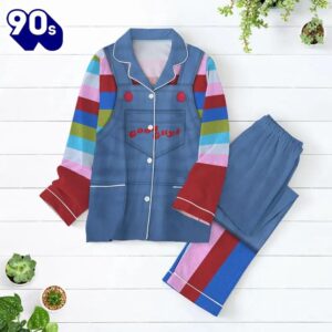 Halloween Chucky Pajamas Set, Scary…