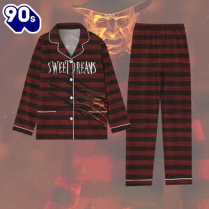 Halloween Freddy Krueger Pajamas Set,…