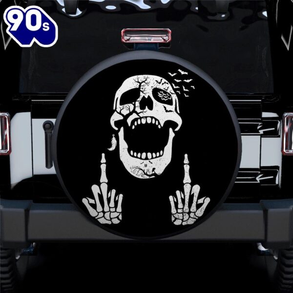 Halloween Funny Skull Car Spare Tire Covers Gift For Campers  Gift Halloween