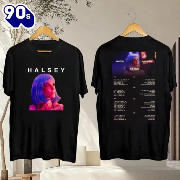 Halsey Tour 2025 T-Shirt, Halsey Back To Badlands The Tour Shirt, Halsey Album Shirt For Fans