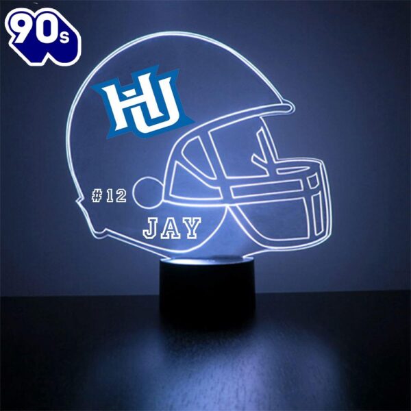 Hampton Pirates Football Helmet Led Sports Fan Lamp Custom Light Gift Christmas
