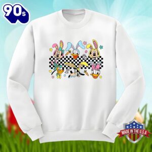 Happy Easter Day And Mickey With Friends Graphic Shirt 1 Happy Easter Day And Mickey With Friends Graphic Shirt