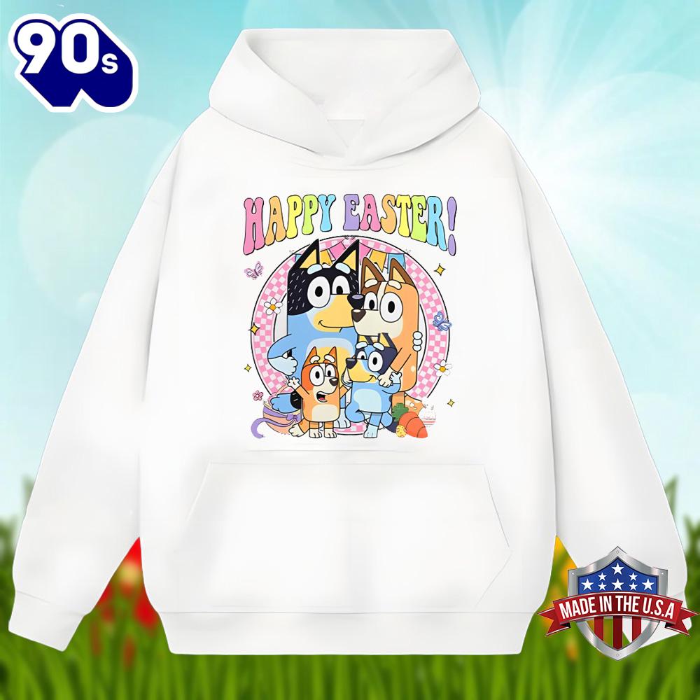 Happy Easter Day With Bluey Family Shirt Men Women Happy Easter Day With Bluey Family Shirt Men Women