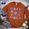 Happy Hallothanksmas Gift Funny Creep It Real Colored Edition Sweatshirt For Man And Women
