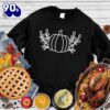 Happy Hallothanksmas Gift Funny Fall Pumpkin Sweatshirt For Man And Women