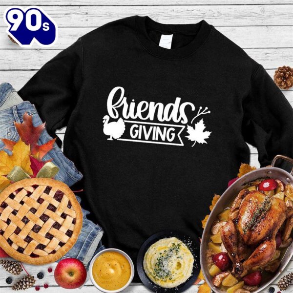 Happy Hallothanksmas Gift Funny Friends Giving Sweatshirt For Man And Women