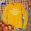 Happy Hallothanksmas Gift Funny Girls Thanksgiving Cheaper Than Therapy Sweatshirt For Man And Women